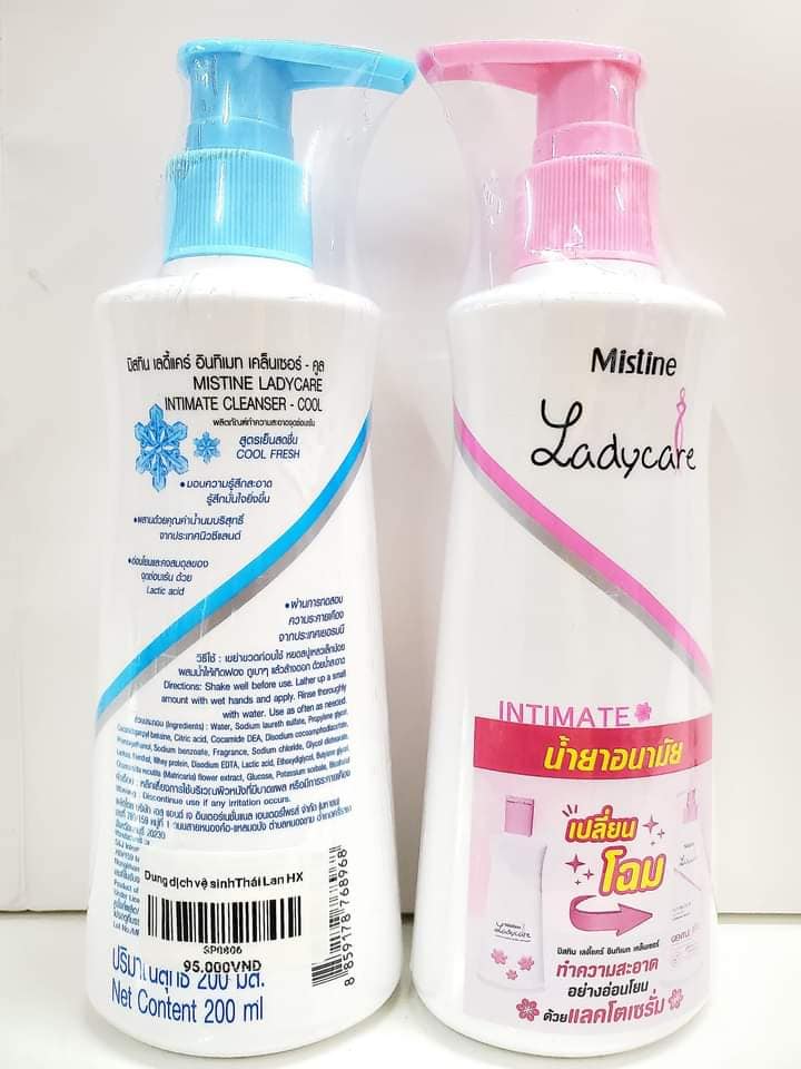 Dung dịch vệ sinh phụ nữ MISTINE LADY CARE Thái 200ml