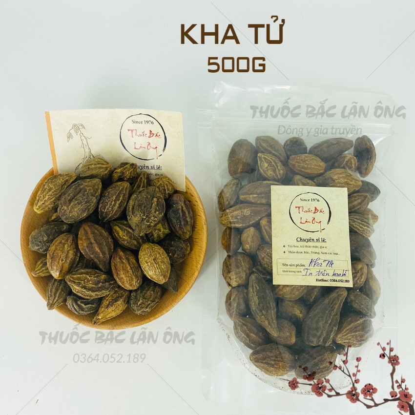 Kha Tử 500g (Sạch, Đẹp)