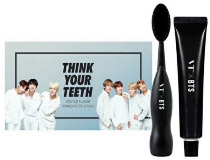 Kem và bàn chải đánh răng BTS