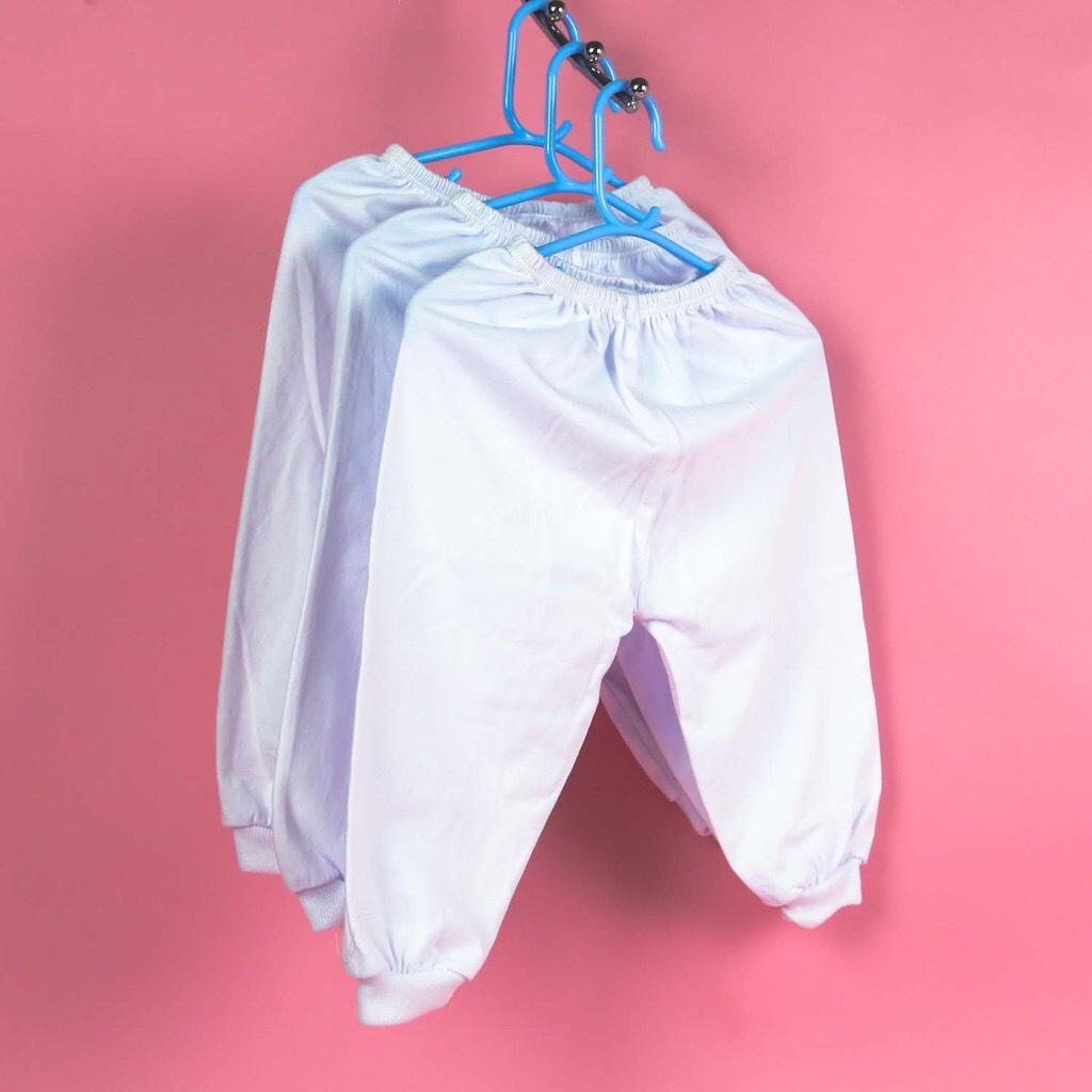 [HCM]SET 5 QUẦN DÀI ỐNG BO CHO BÉ SƠ SINH-12KG (quần bo ống cho bé  quần sơ sinh cotton mềm mát)