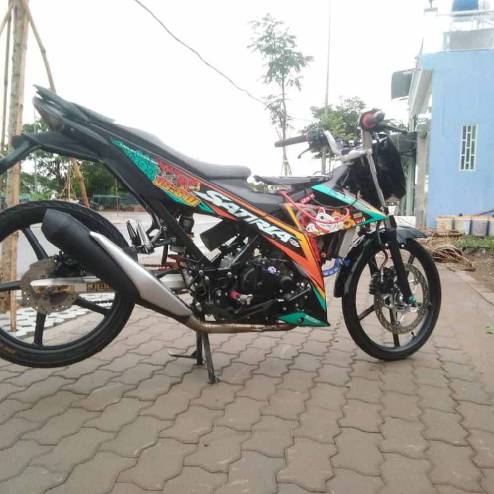 [HCM]Tem rời satria- raider mèo thần tài cao cấp