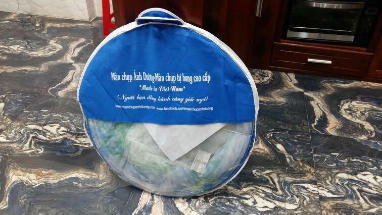 Màn chụp tự bung ko đáy, Chống muỗi 1m8x2m
