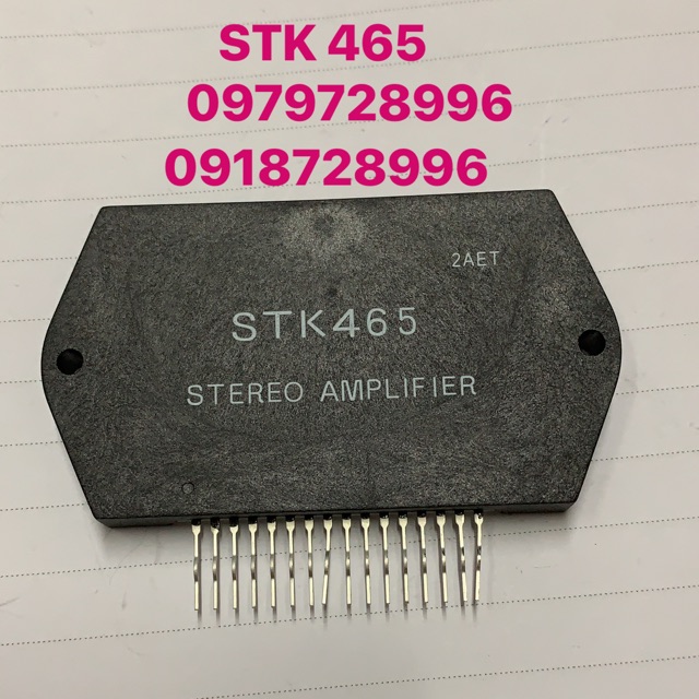 Ic công suất âm thanh stk 465