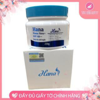 [Chính hãng] Kem Body dưỡng trắng da Hana