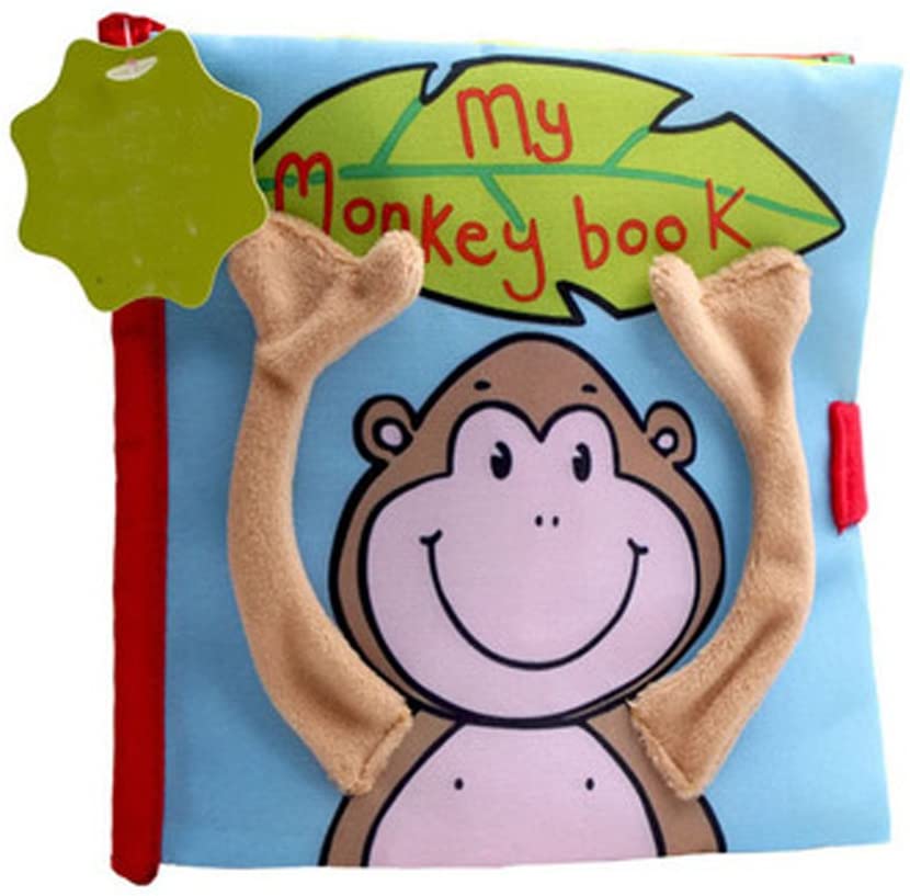 Sách vải 3d - my monkey book