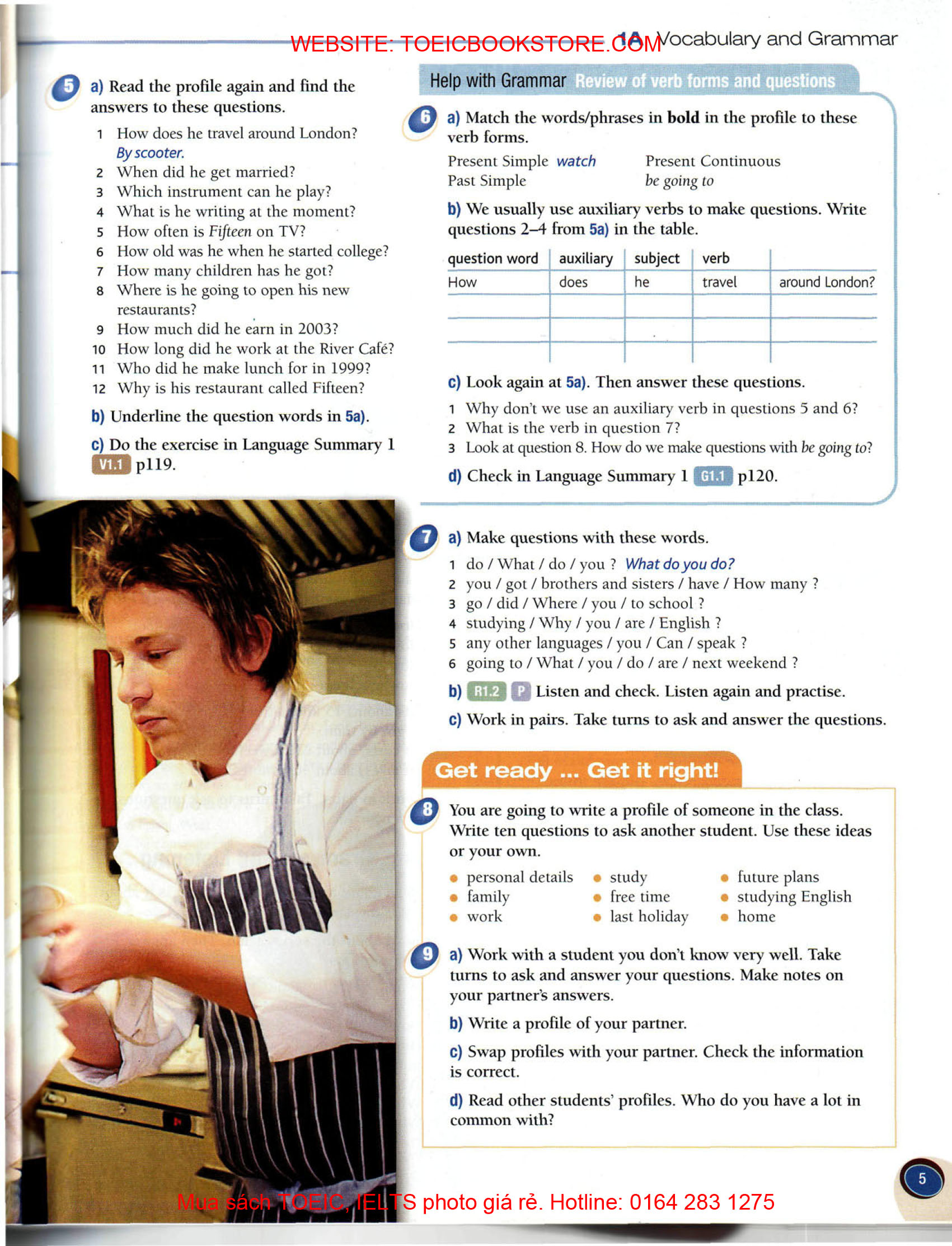 Face to face Pre-intermediate Student's book - Work Book (Sách màu)