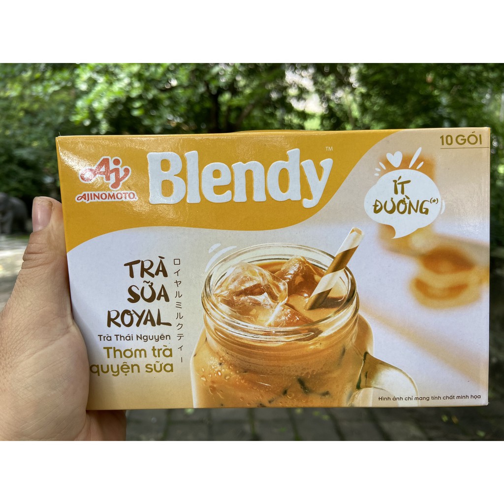 Trà sữa Blendy (hộp 170g/10 gói): Trà sữa Royal