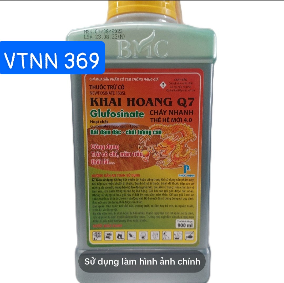 Thuốc trừ cỏ KHAI HOANG Q7 COMBO 10 CHAI 900ML