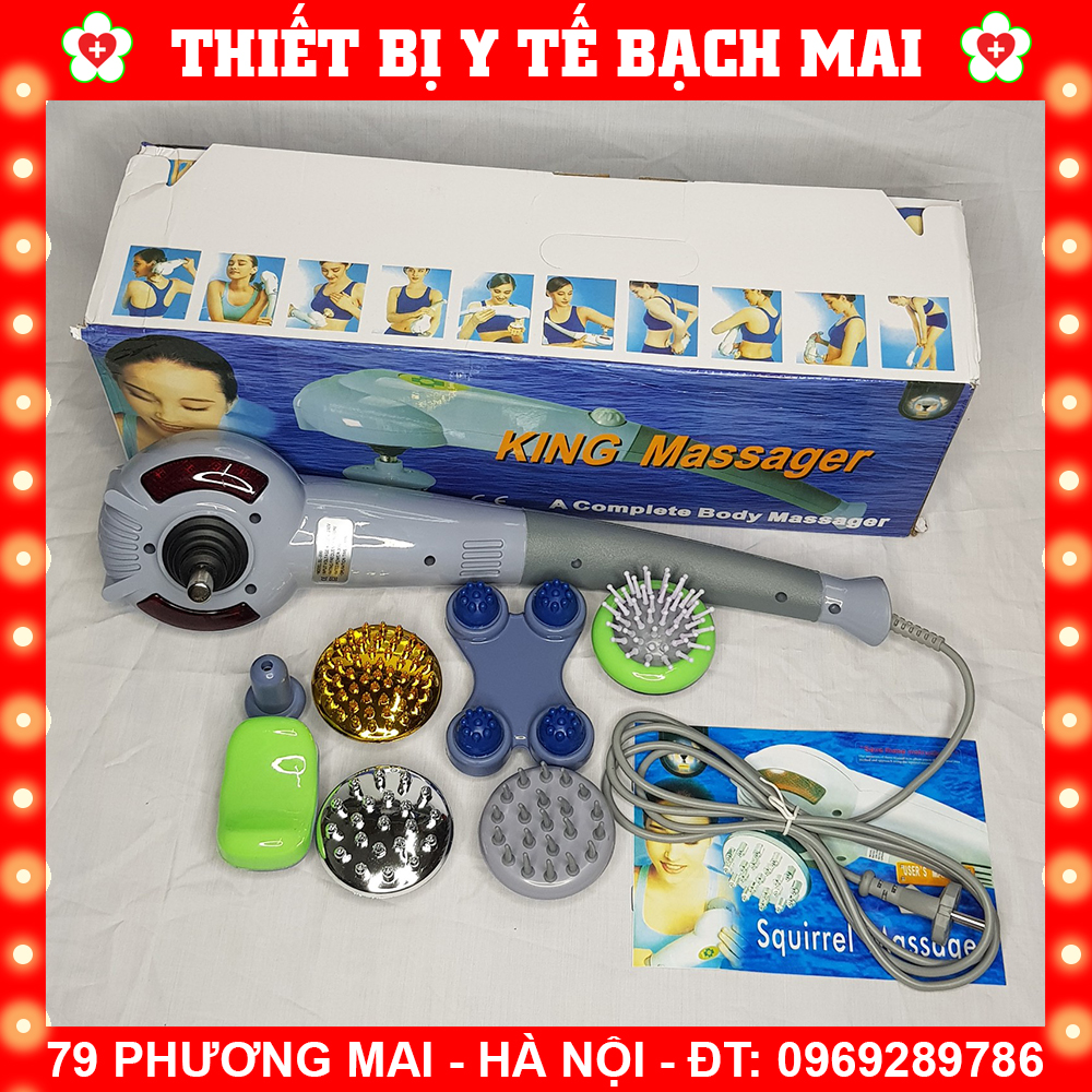 Máy Đấm Lưng 7 Đầu KING MASSAGER