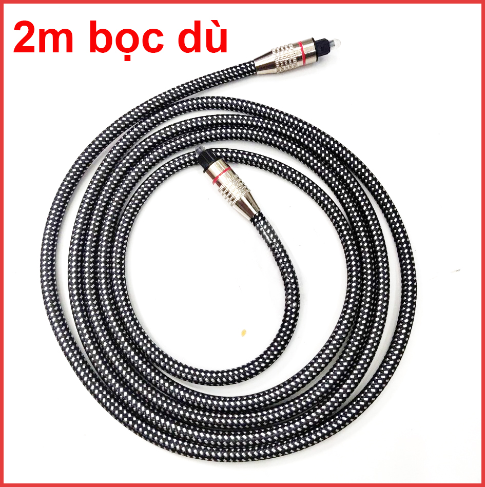 Dây quang  2m bọc dù cao cấp dây optical