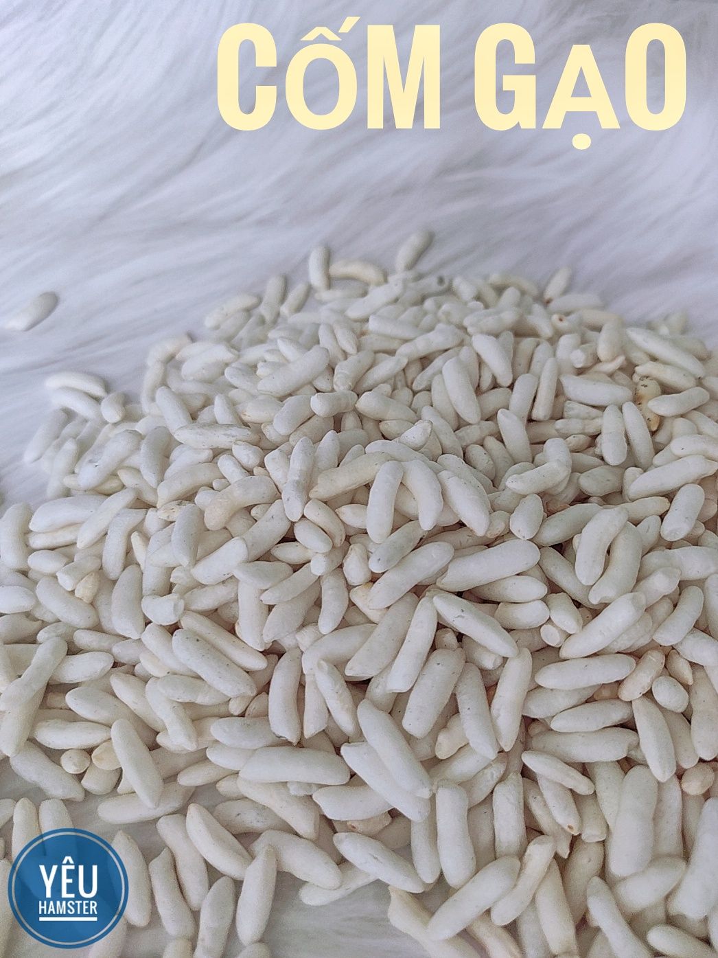 Cốm gạo - Thức ăn cho hamster,thú cưng- 50gr
