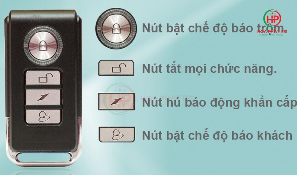 Báo trộm chống đập, cạy cửa Komax KM-RC25
