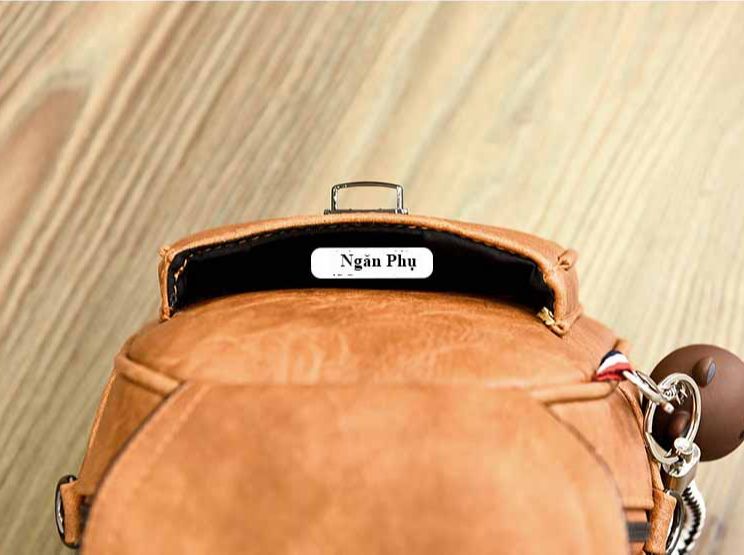 Balo Nữ Khóa Cài Tặng Móc Chuột