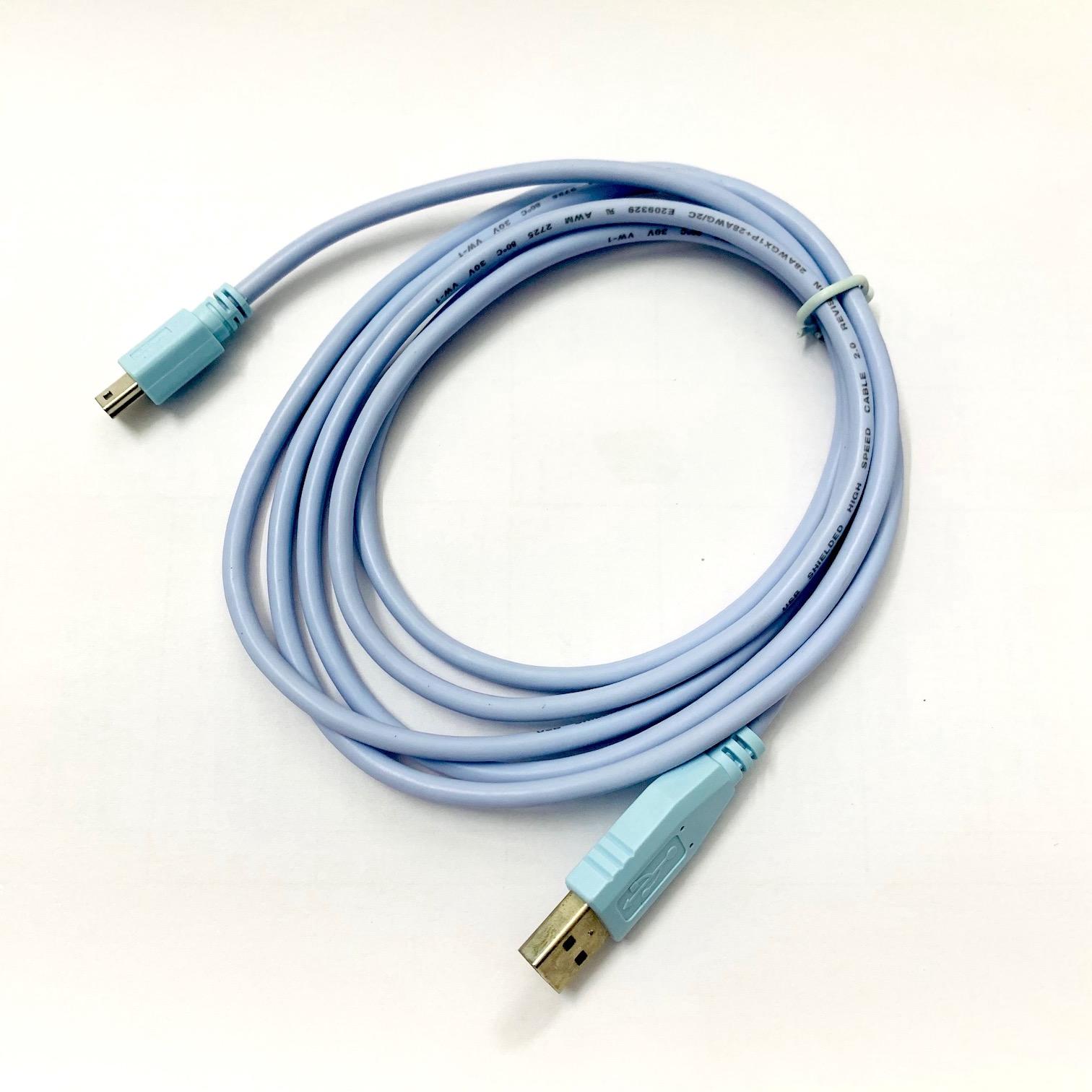 Cisco 37-1090-01 Cáp USB Type A to Mini B USB Console Cable 6ft