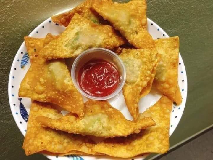 Hoành thánh thịt lá - khay 50 viên