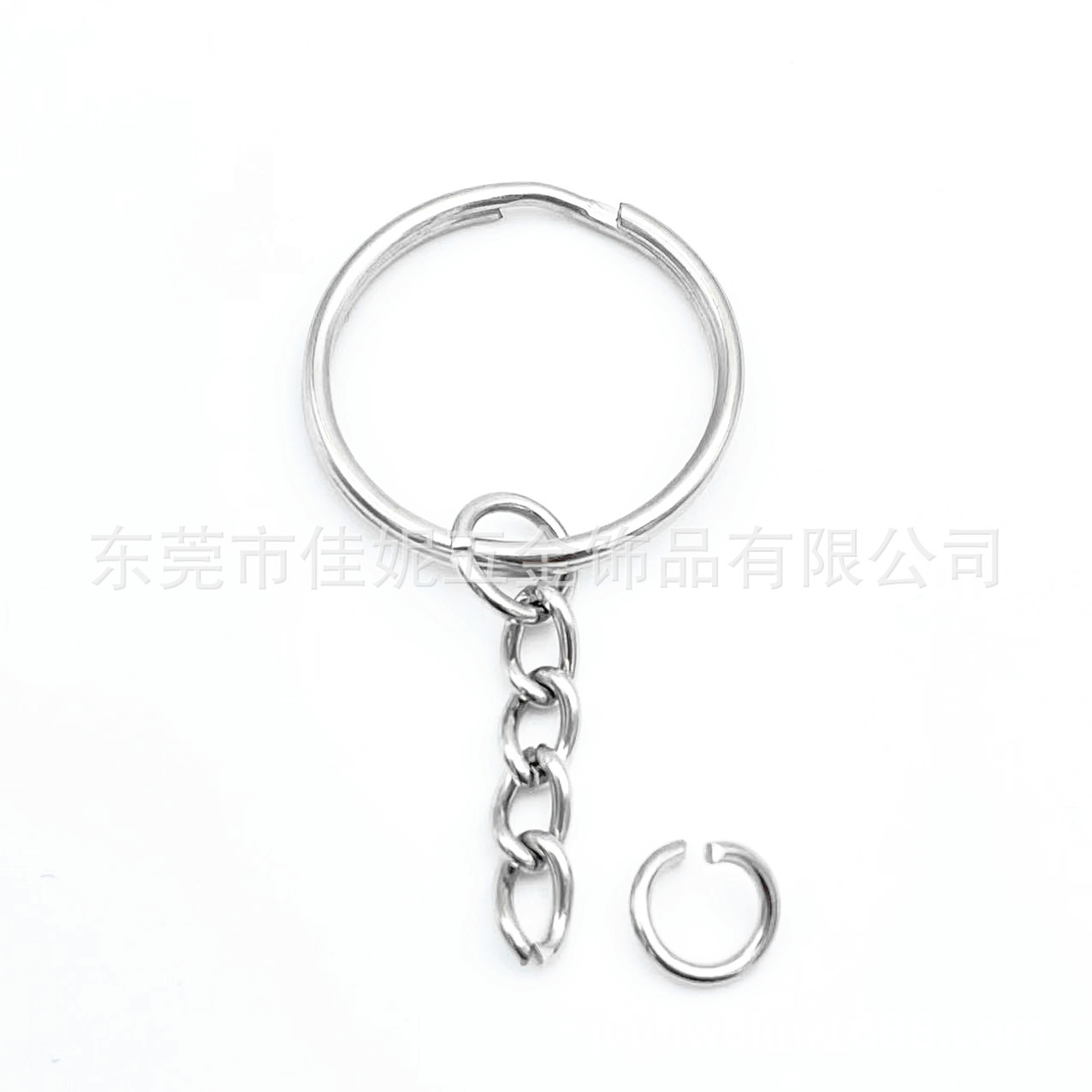 Set 10 cái - Khoen Inox làm móc khóa handmade