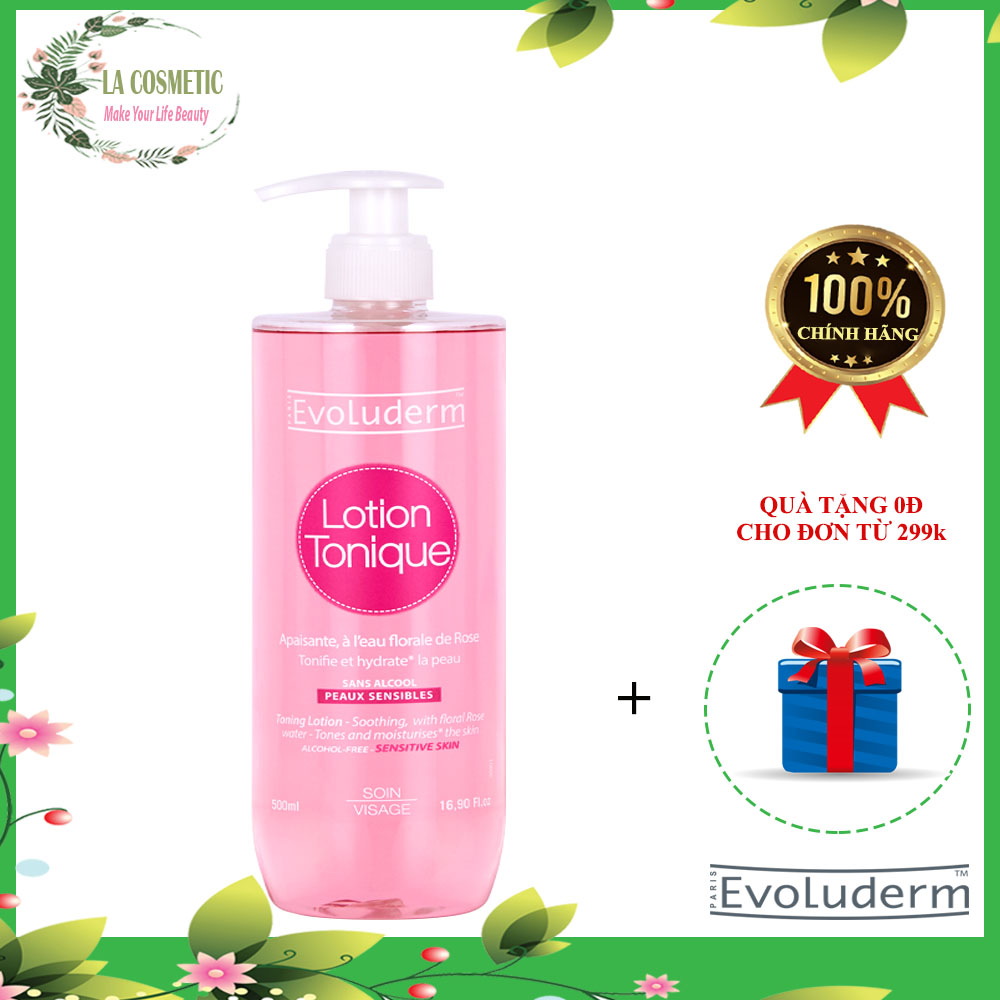 Nước Hoa Hồng Evoluderm 500ml