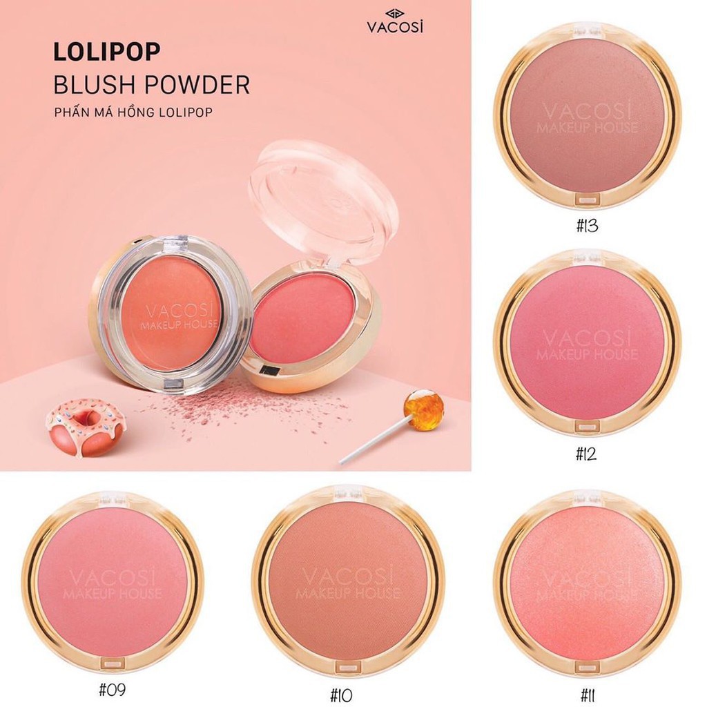Phấn má hồng lolipop vacosi