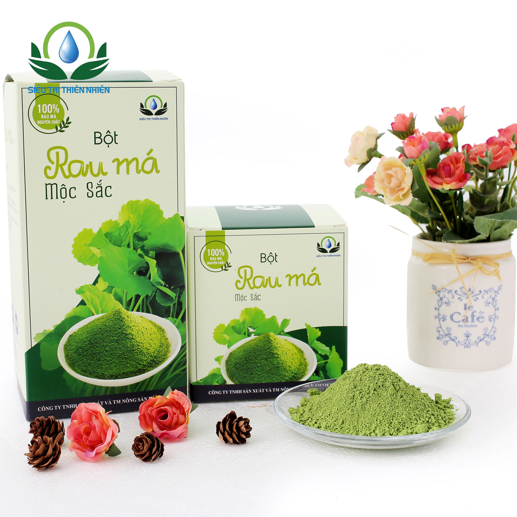 Bột Rau Má Mộc Sắc Cao Cấp 350g