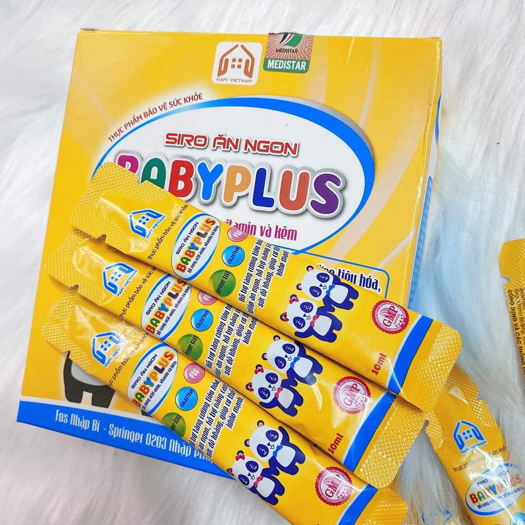 [HCM]Siro ăn ngon babyplus (Baby plus) - Giúp bé hết biếng ăn