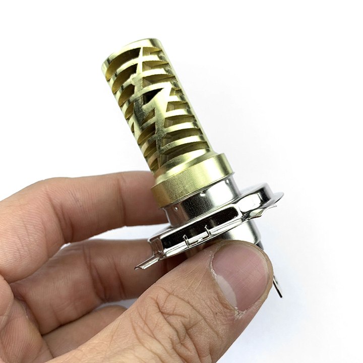 [HCM]Đèn Pha Cob 4 Chế Độ Gắn Xe Máy [ Chân H4 ]