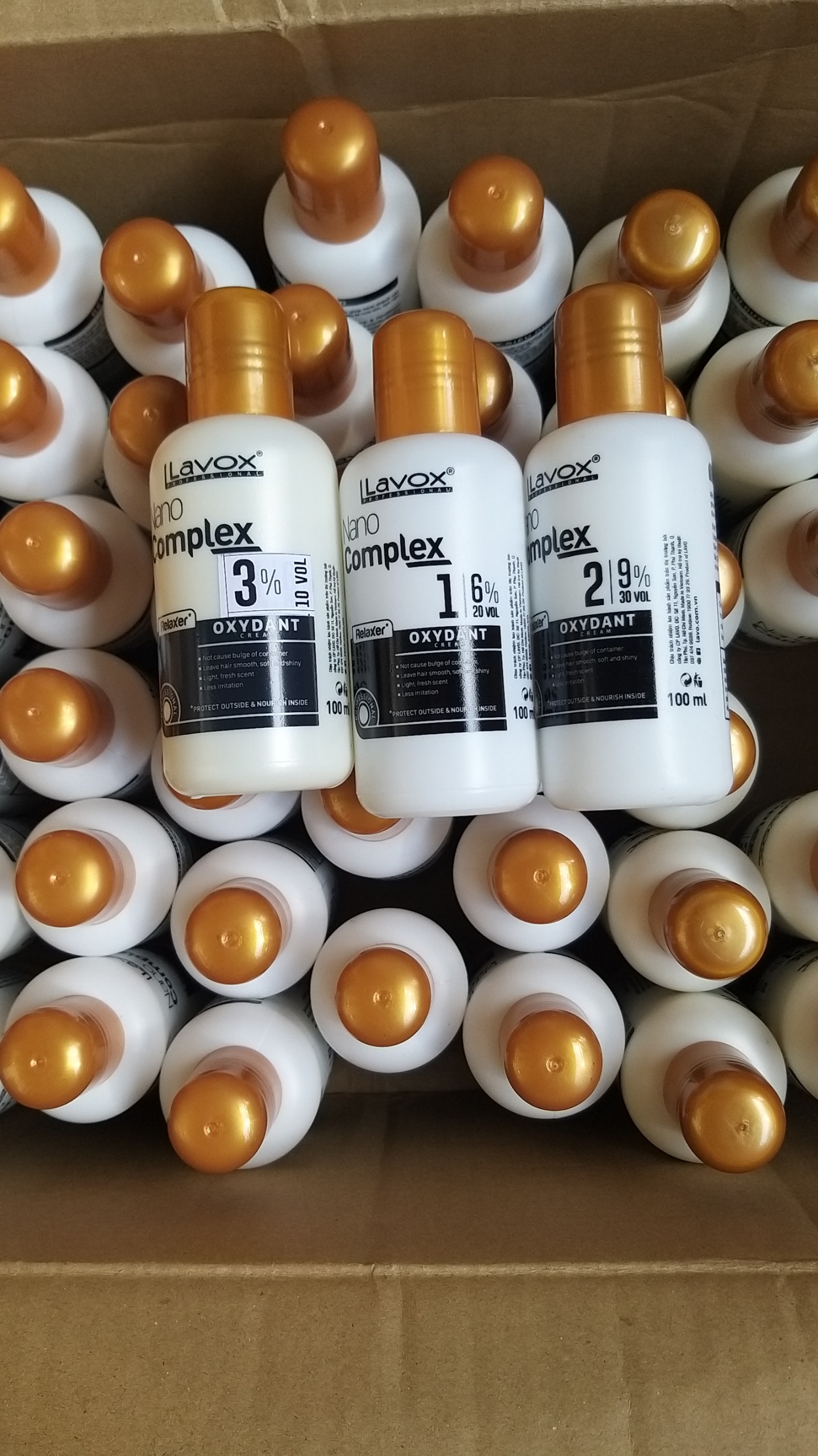OXY trợ nhuộm tóc Lavox Nano Complex 100ml