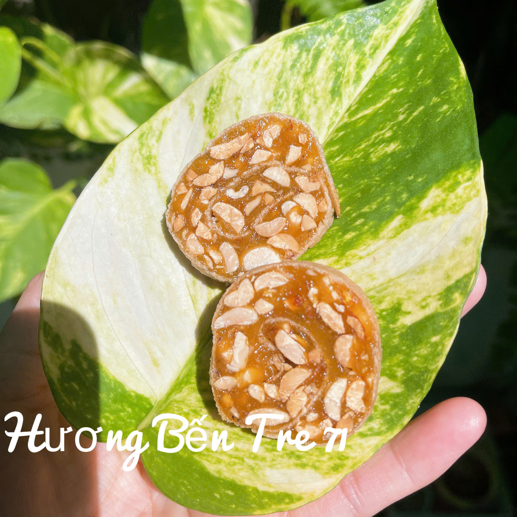 Kẹo khóm nguyên chất cuộn bánh tráng - Đặc sản Bến Tre - Kẹo chua ngọt rất dễ ăn