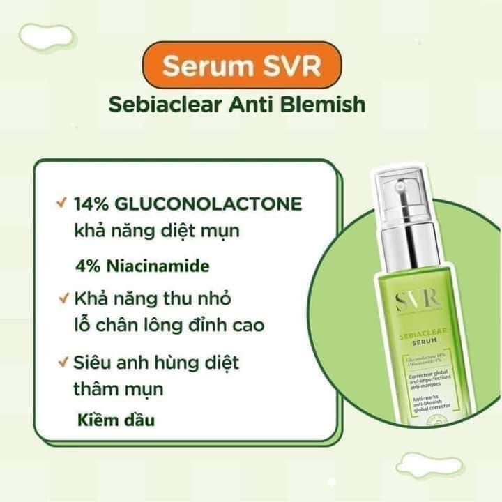 [ Mẫu mới ] Serum SVR SEBIACLEAR 30ml