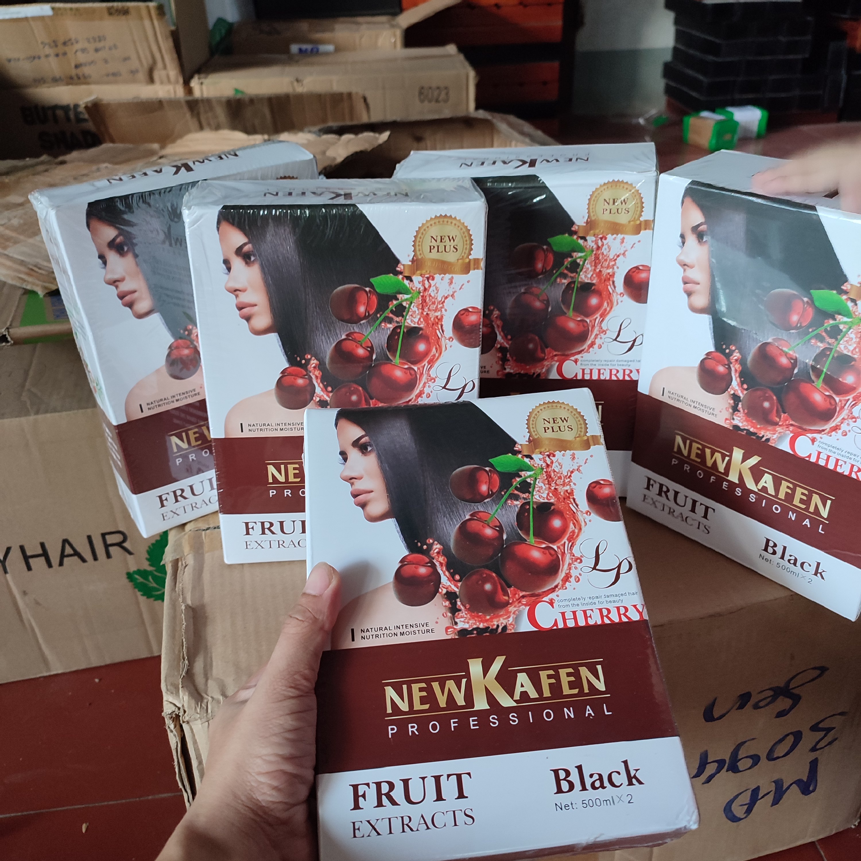 Combo 5 hộp nhuộm đen New Kafen (Giá sỉ)