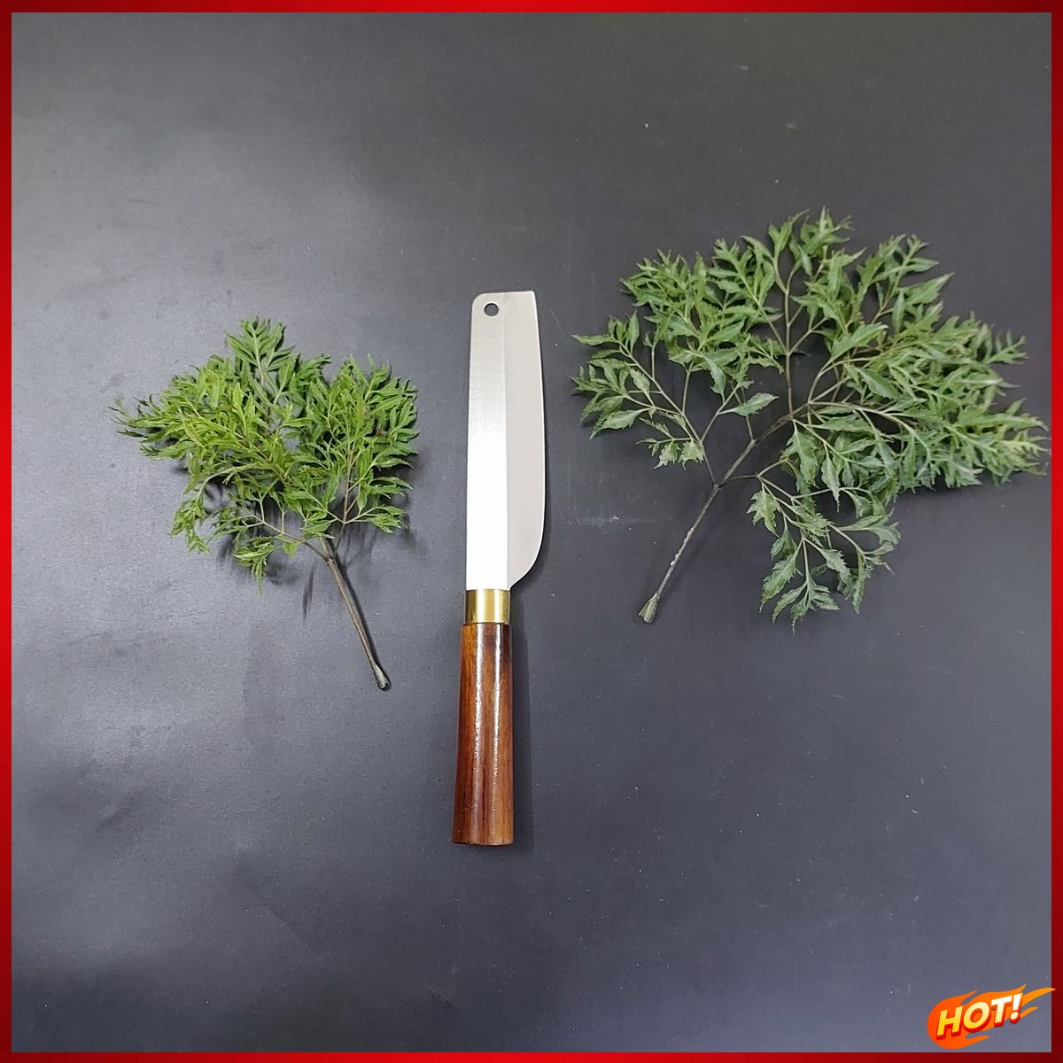 Dao thái thép trắng không gỉ rèn thủ công làng nghề