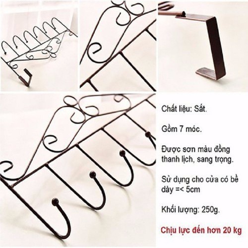 Móc treo quần áo sau cửa