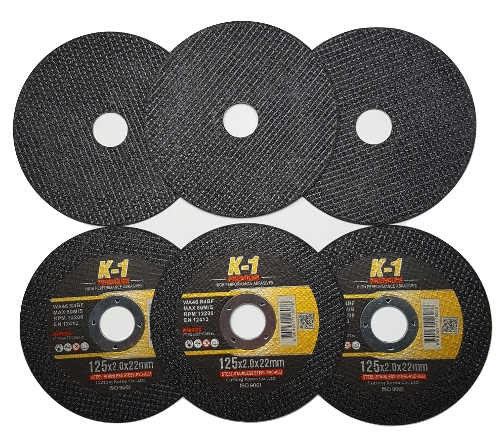 ĐÁ CẮT SẮT 125 | Đá cắt K1 đen 125 | Đá cắt sắt 1 tấc 2