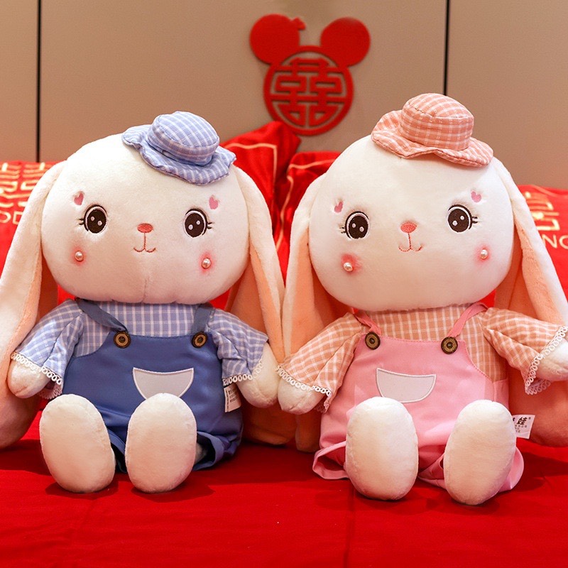 Rabbit cotton pads Pearl wear overalls-rabbit high-grade cotton for baby