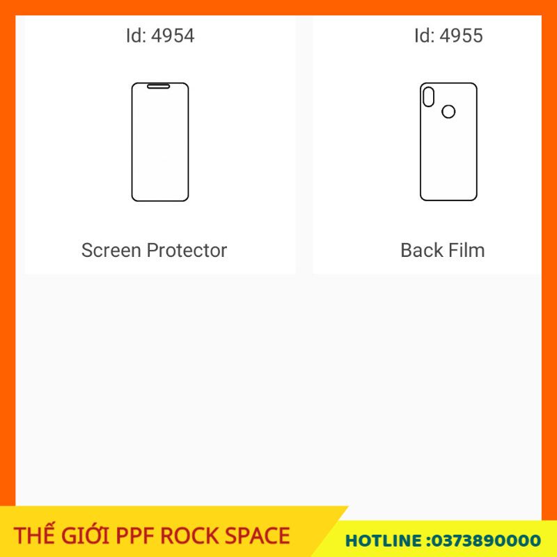 Dán màn hình PPF Vsmart Joy 1 ( Có Mặt trước, Mặt Sau, Full bộ theo lựa chọn) Rock Space