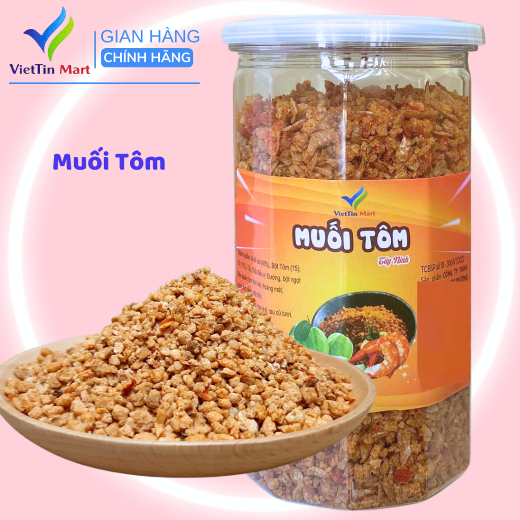 500gr Muối Tôm Tây Ninh Loại 1