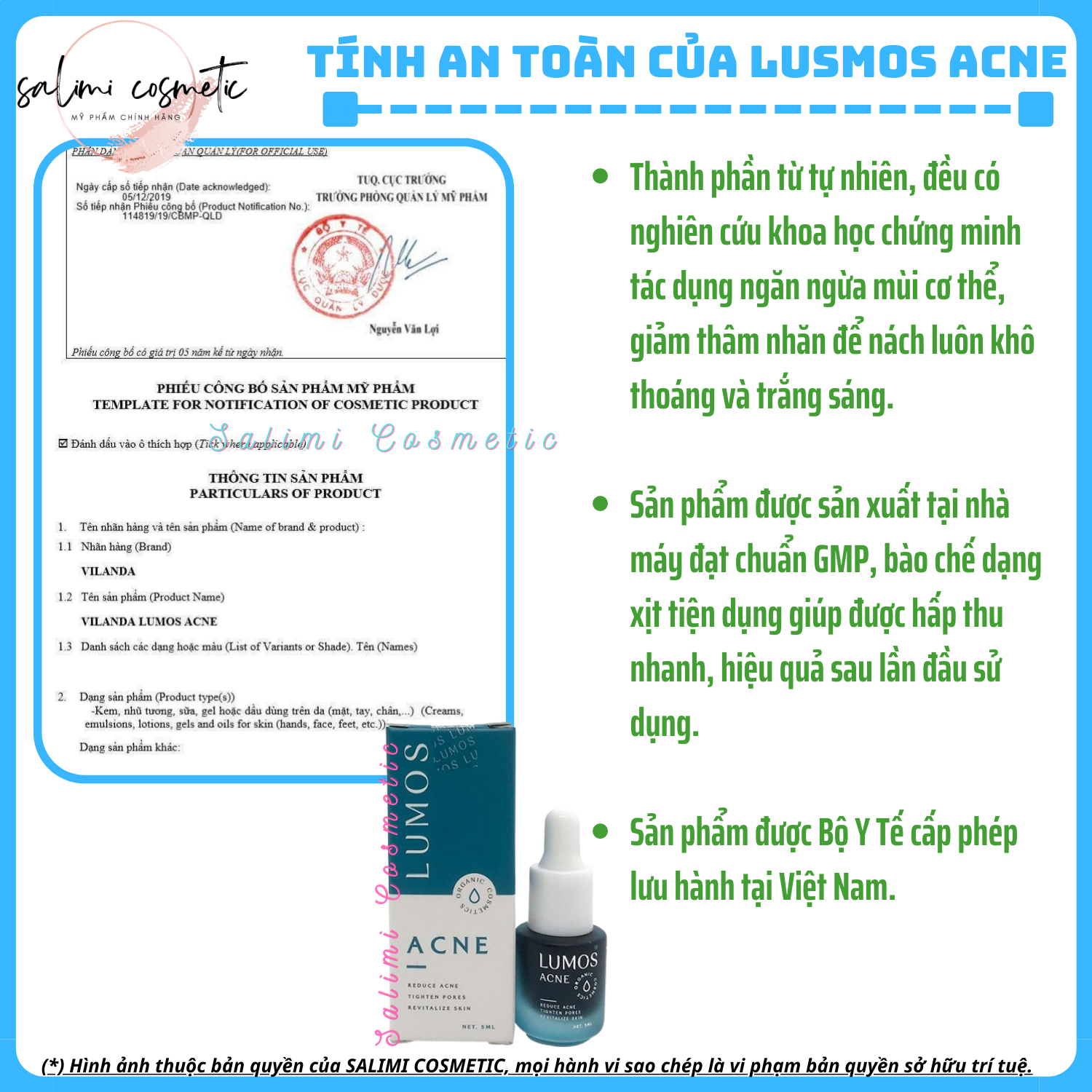 Serum acne Lumos acne | capacity 5 ml-genuine goods