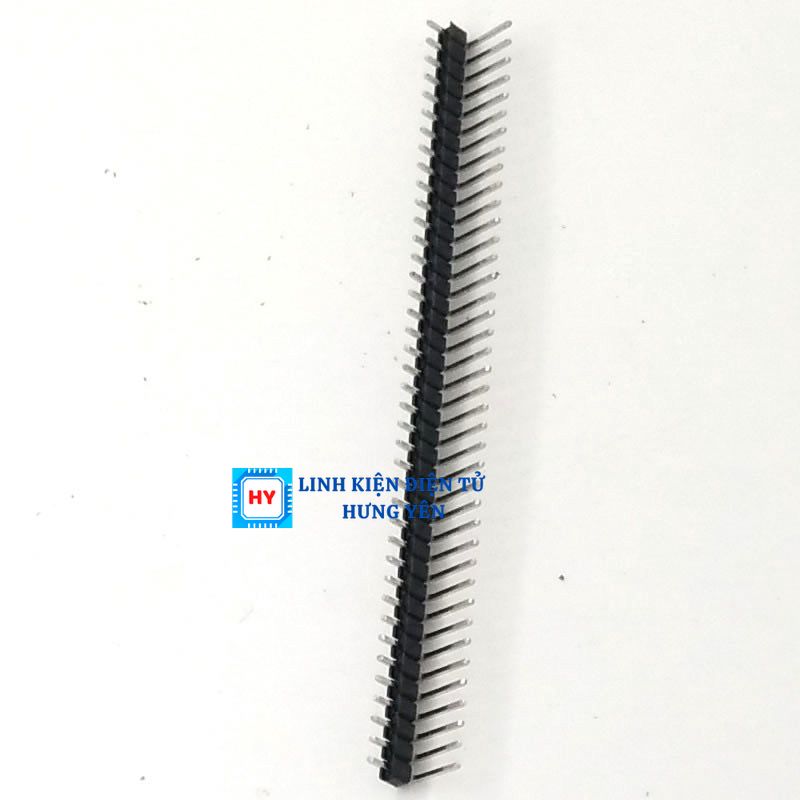 Hàng Rào Đực - Cái, Chân Thẳng, Chân Cong, 40 Chân (Header Jum 2.54 40Pin)