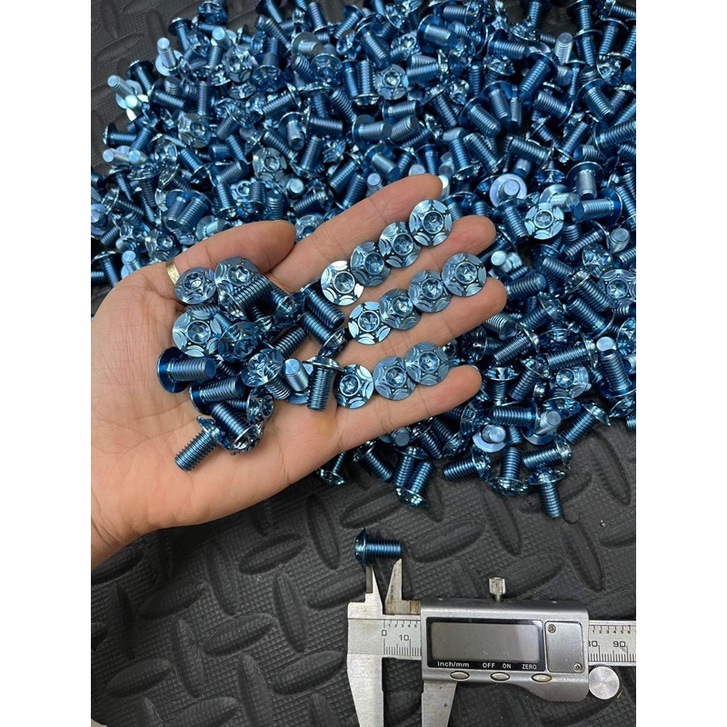 (m8*15 2 Tầng Titan) Ốc 8li15 sao 2 tầng Titanium Gr5