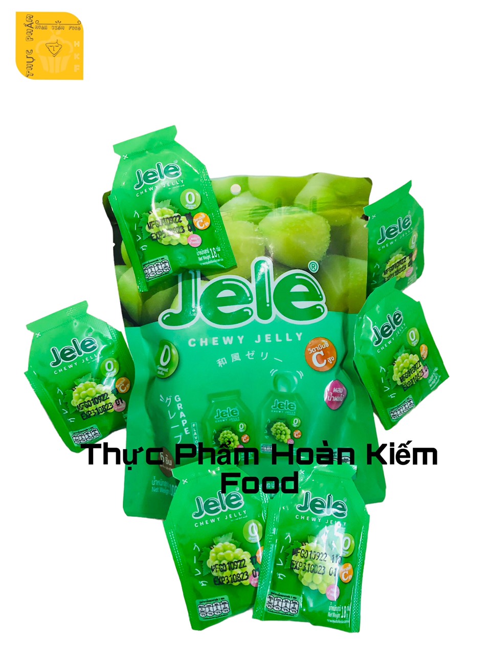 Thạch Trái Cây Chewy Jele 108g ( 6 túi nhỏ)