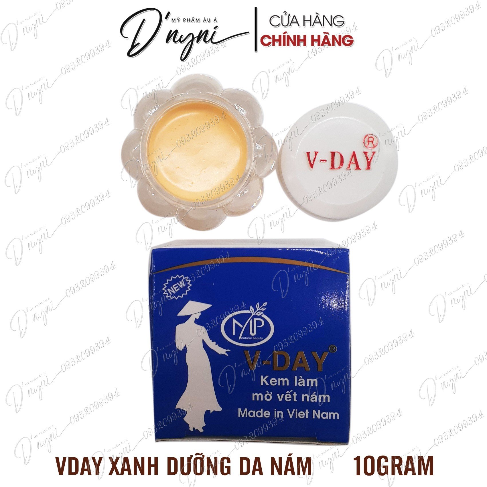 Vtomorrow cream for skin whitening melasma sun block 10 gram Vietnam