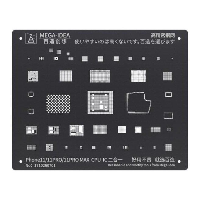Vỉ làm chân Mega iDea đủ mã IC cho IP 6G - 13PRM