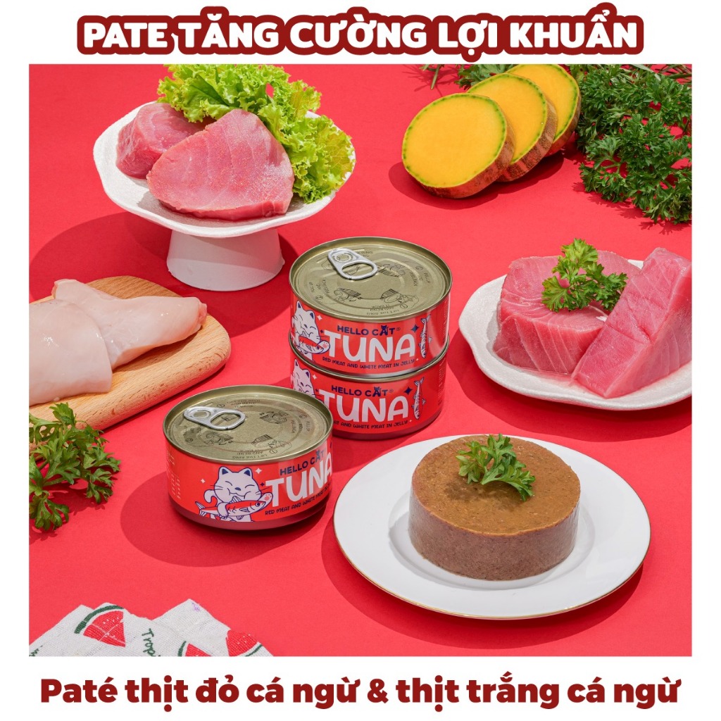 Pate Lon 160G Hello Cat Dành Cho Mèo