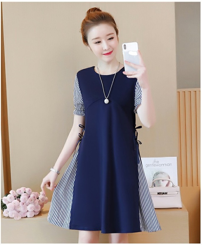 Đầm suông đính nơ thời trang