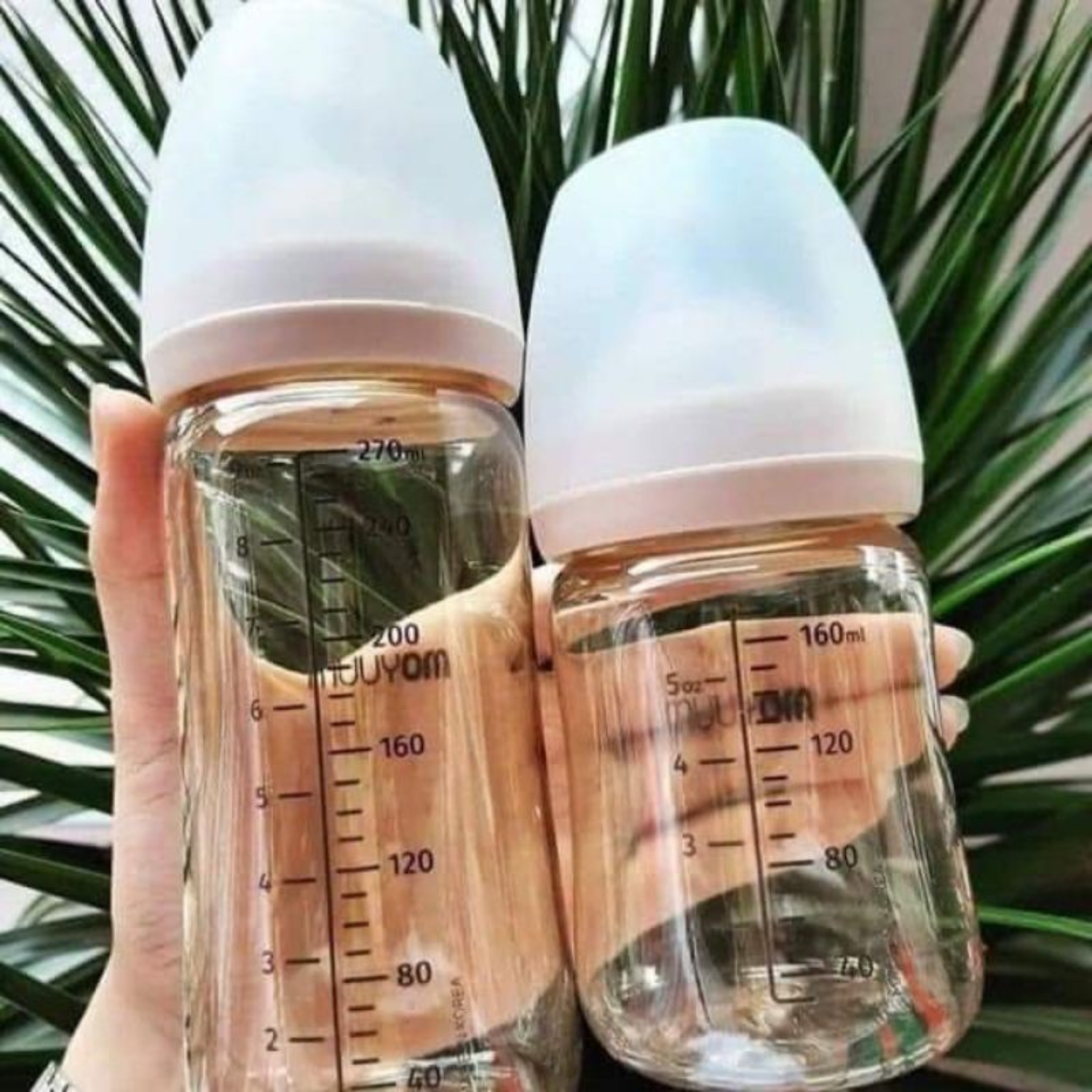 Bình Sữa Moyuum Classic PP Bởi Ấm Baby Nội Địa Hàn Quốc Nhựa PPSU Núm Silicon Siêu Mềm Cho Bé 170ml/ 270ml