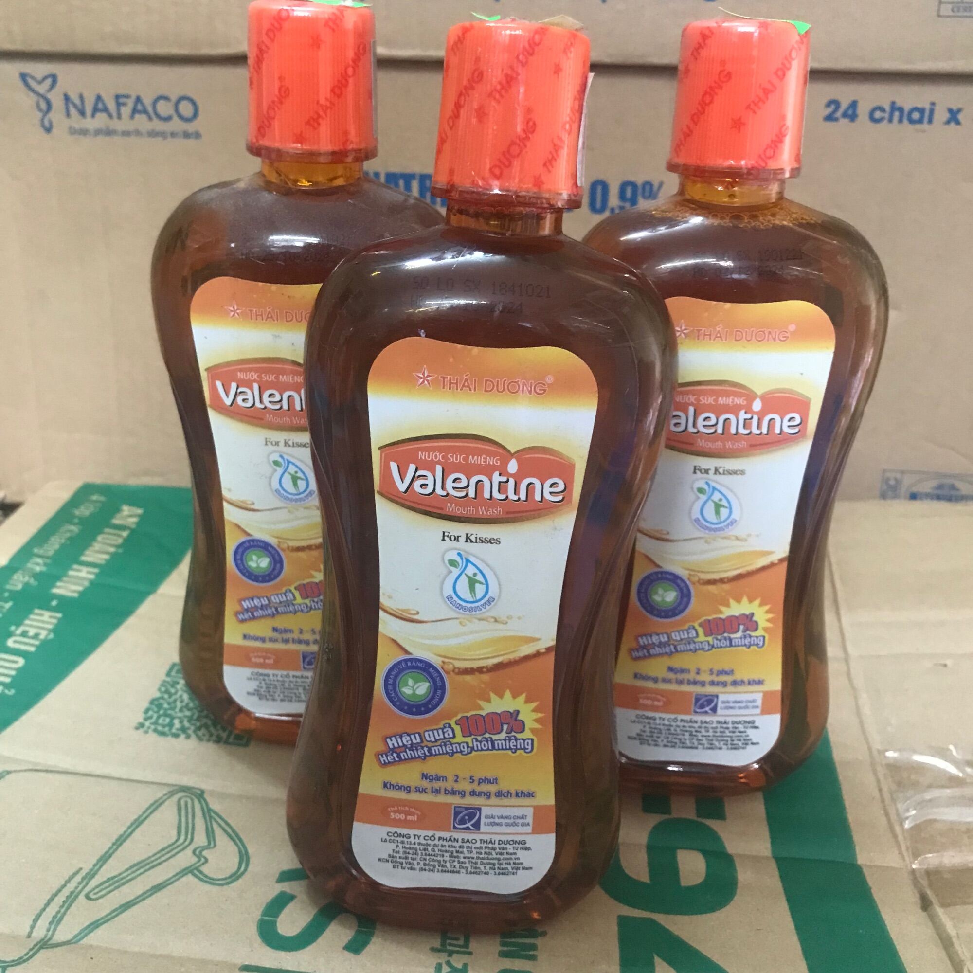 Nước súc miệng thái dương 500ml chai lớn