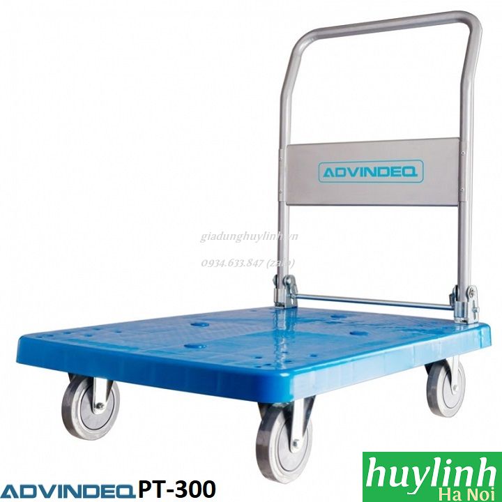 Xe đẩy hàng sàn nhựa advindeq pt-300 - 320kg