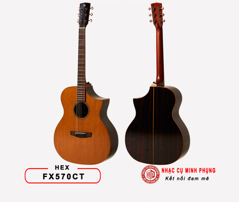 [HCM]Đàn guitar hex FX570CT