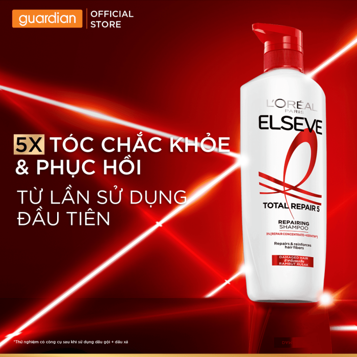 Dầu gội phục hồi hư tổn L'Oreal Elseve Total Repair (650ml)