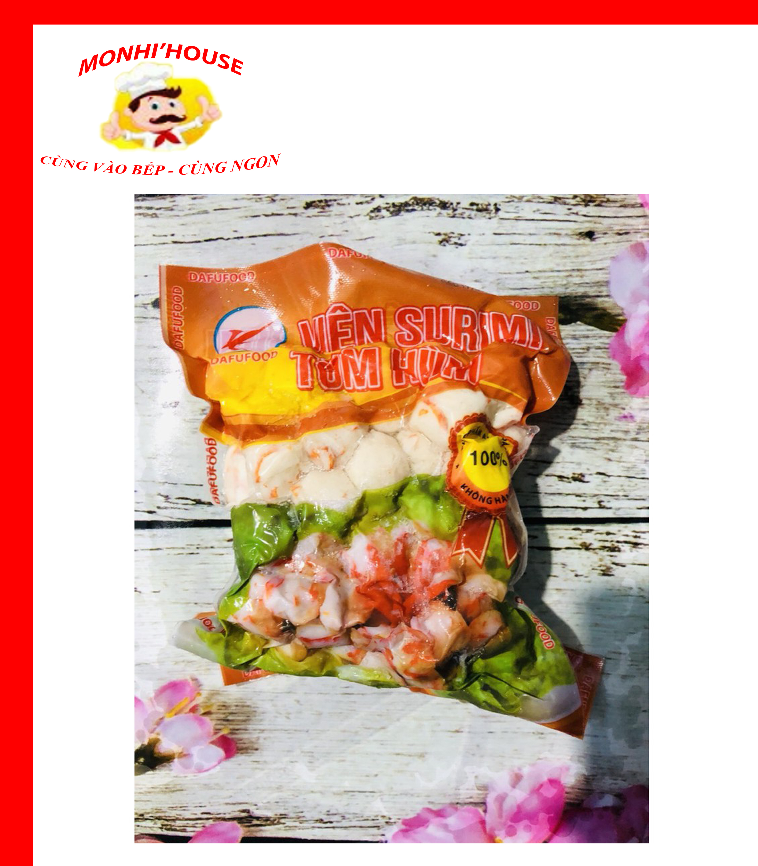 Tôm hùm Surimi DAFUFOOD gói 500g