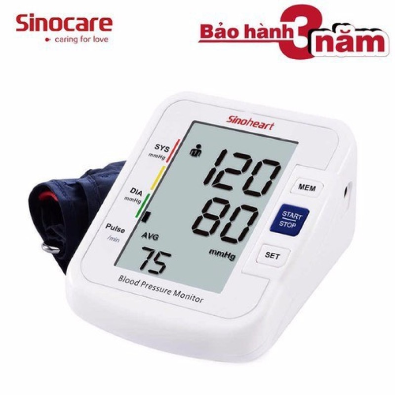 Máy đo huyết áp bắp tay Sinoheart BA-801 cao cấp